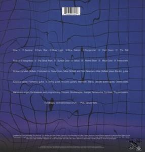 Albumcover mit Rasterhintergrund und Titellisten-Details.