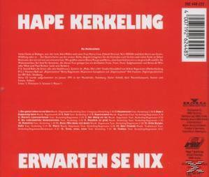 Albumcover mit weißem Text auf rotem Hintergrund. Deutscher Text.
