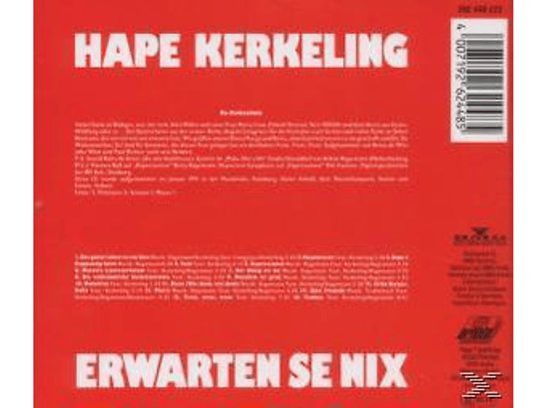 Thumbnail - Hape Kerkeling - Erwarten Se Nix (CD)