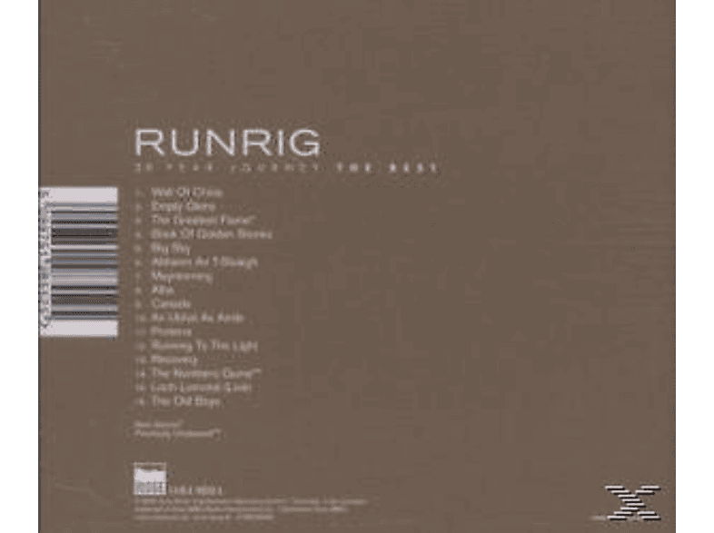 Thumbnail - Runrig - 30 YEAR JOURNEY THE BEST (ENHANCED) (CD)