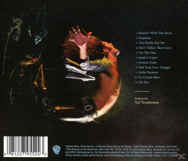 Rückseite einer CD mit einem Mann ohne Hemd in Pose. Es ist ein Musikalbumcover.
