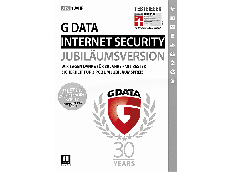 G Data Internet Security 3pc Jubilaumsversion Pc Mediamarkt