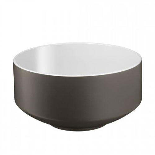 WMF 06.5606.9450 Satin Moto Salatschale Set 3-teilig Lavagrau/Edelstahl