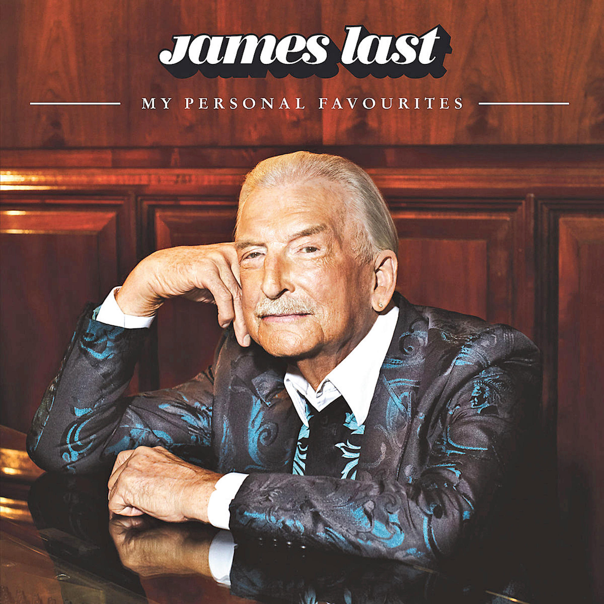 James Last Albumcover. Mann im Anzug, Titel oben.