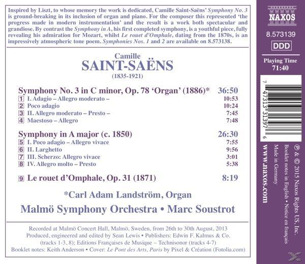 Malmo Symphony Orchestra - Soustrot - Sinfonie 3/Sinfonie A-Dur  - (CD)