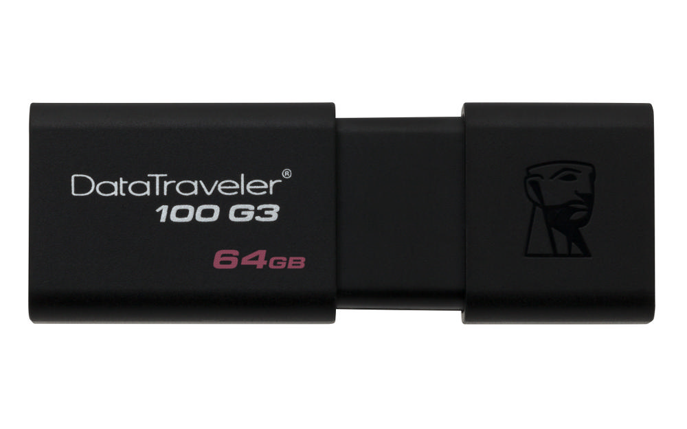 KINGSTON DT100G3 Data Traveler 64GB 3.0 USB Bellek