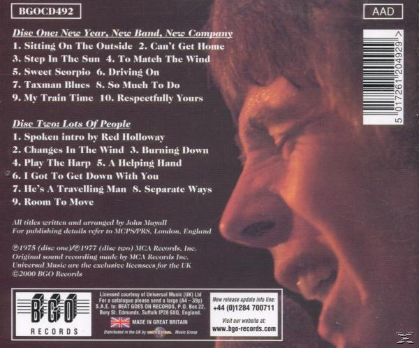 John Mayall - New Year.../Lots Of People  - (CD)