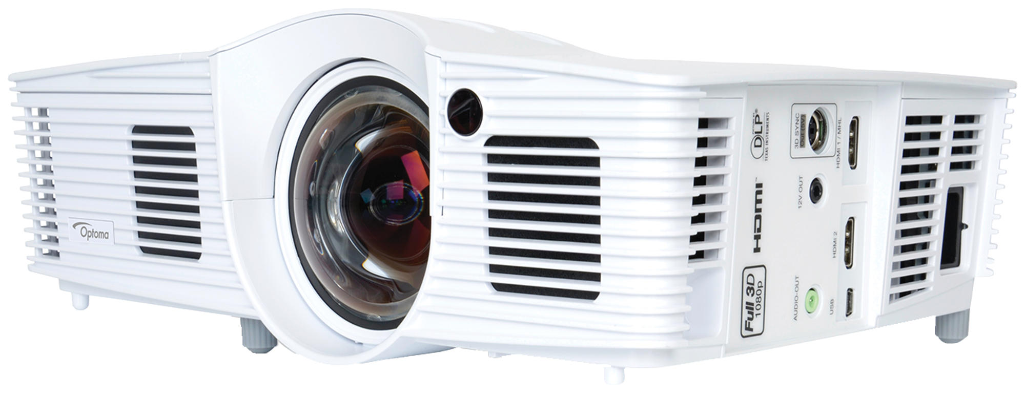 Proyector DLP - Optoma HD26 contraste 25,000:1, 3200 lúmens