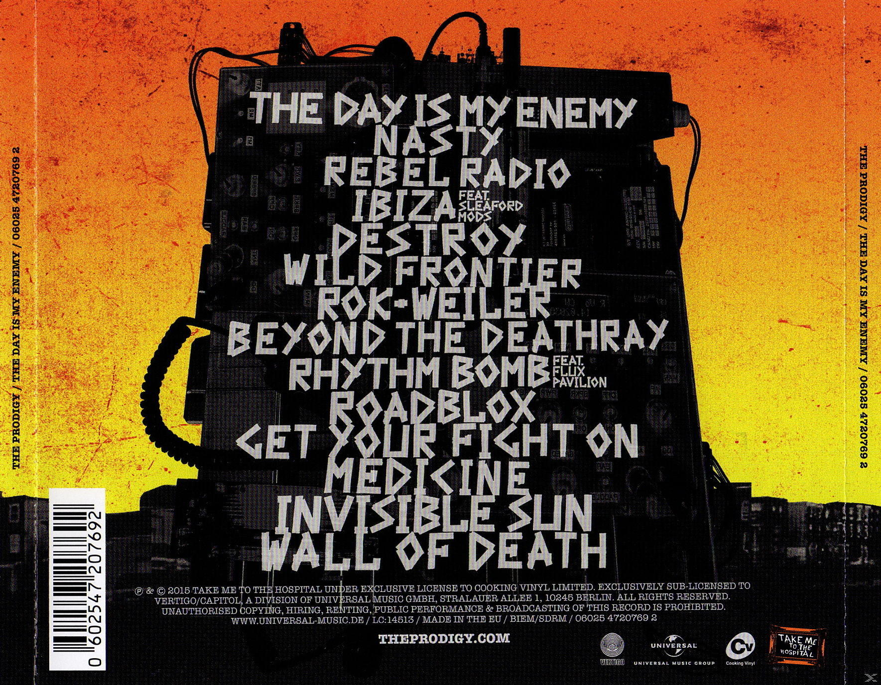 The Prodigy - The Day My - Is (CD) Enemy