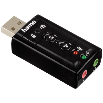 HAMA 7.1 Surround USB geluidskaart (51620)
