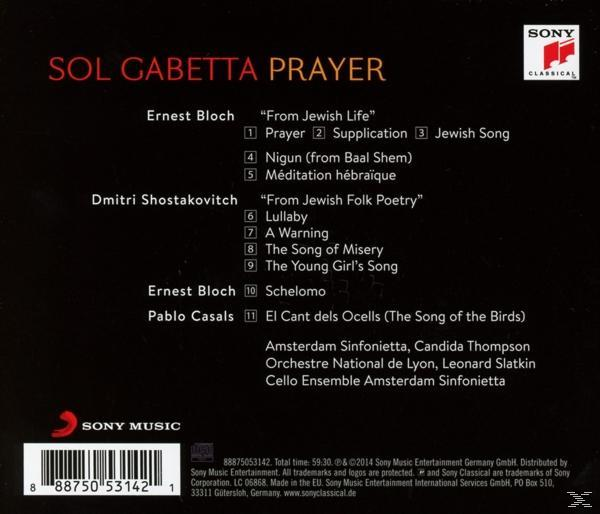 CD-borító dalok listájával és előadó adataival. A háttér fekete, fehér szöveggel. Sony Classical logó.