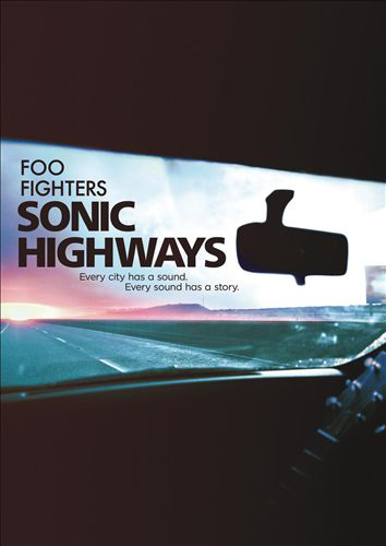 A Foo Fighters Sonic Highways album borítója. Egy út az előtérben. Az ég látható.
