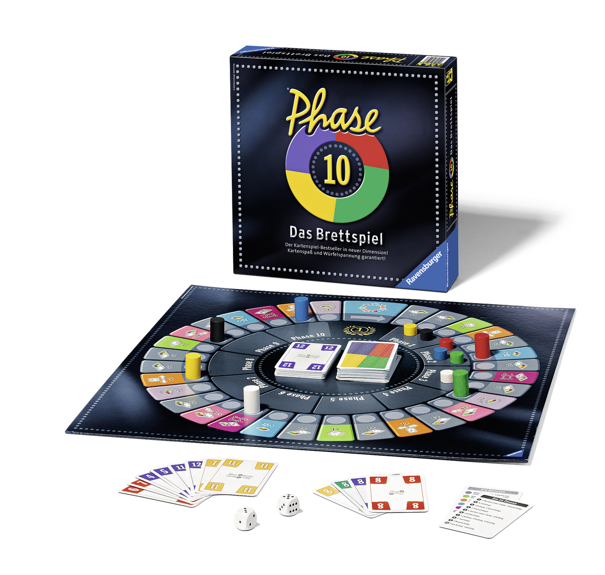 RAVENSBURGER 272266 Phase 10 - Das Brettspiel