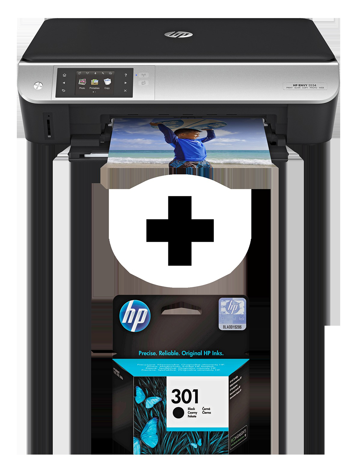 HP ENVY 5534 3-in-1 Tinten-Multifunktionsdrucker
