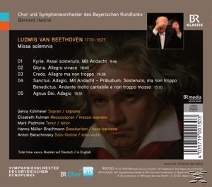 CD-Cover mit einem Porträt von Beethoven. Textdetails zu den Sätzen und Musikern der Symphonie.