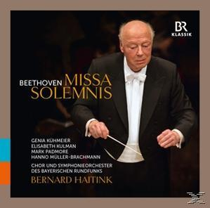 Albumcover mit einem Dirigenten im Smoking. Text: Beethoven Missa Solemnis, BR Klassik.
