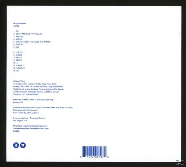 Nosaj Thing - Fated  - (CD)