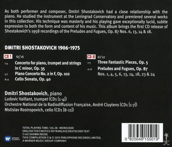 VARIOUS - Schostakowitsch Spielt Schostakowitsch  - (CD)