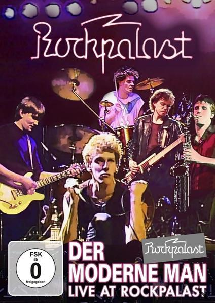 Live-Band spielt. Rockpalast-Logo. Der Titel ist Der Moderne Mann.