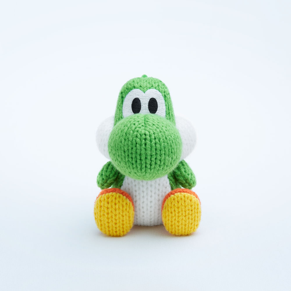 AMIIBO Woll-Yoshi grün - amiibo Yoshi's Woolly World Spielfigur