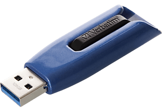 VERBATIM 49807 V3 MAX USB-Stick, 64 GB, 175 MB/s, Blau-metallic