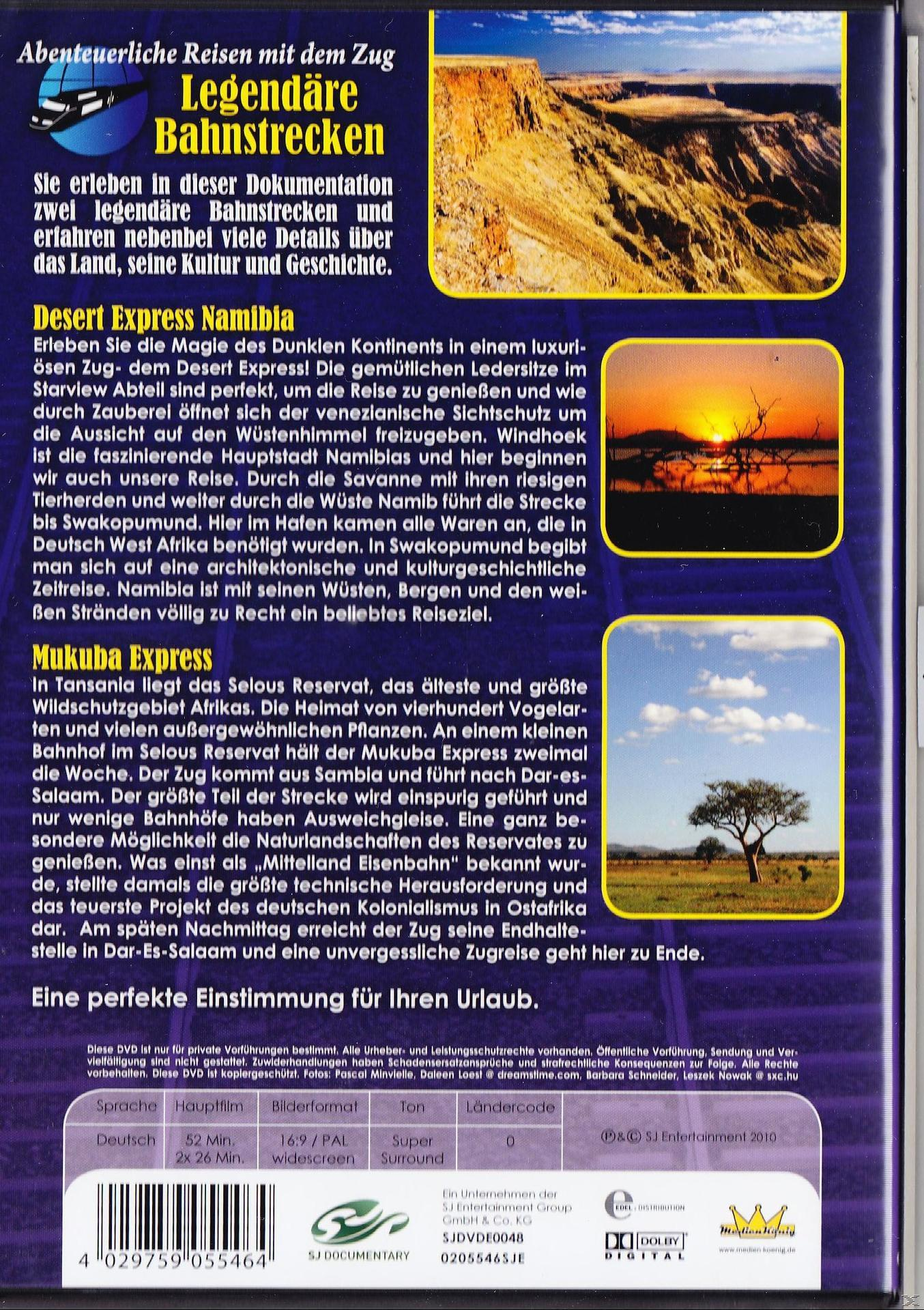 Legendäre Bahnstrecken: Desert Express Namibia / Mukaba Express DVD