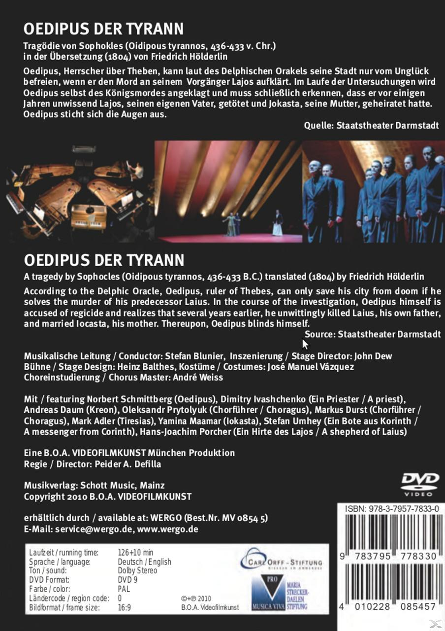 VARIOUS, Staatsorchester Darmstadt - Oedipus Der (DVD) Tyrann 