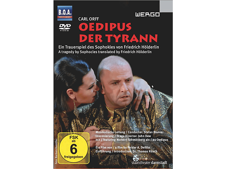 Staatsorchester Der Darmstadt (DVD) Oedipus VARIOUS, - Tyrann -