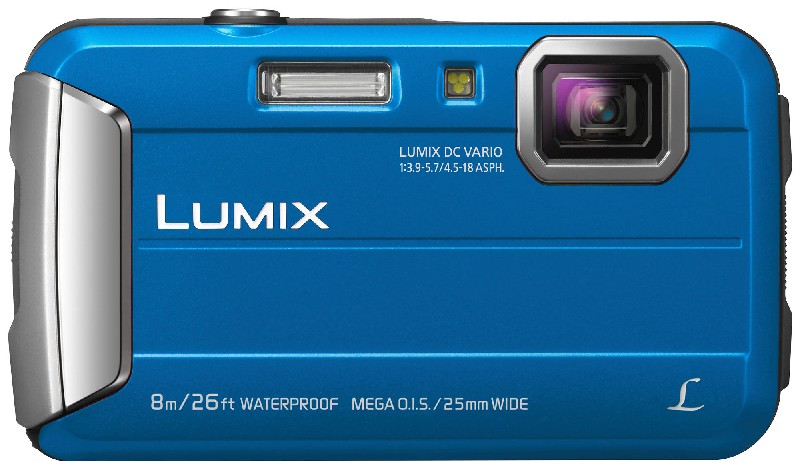 Cámara - Panasonic Lumix DMC-FT30, 16.1 MP, Vídeo HD, Zoom 4x, Acuática, Azul