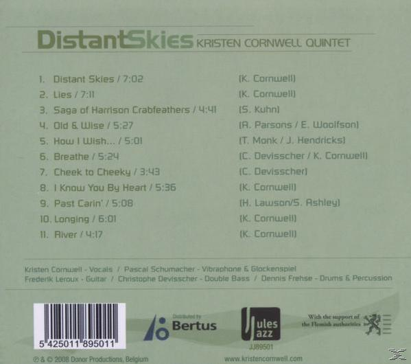Kristen Cornwell Quintet - DISTANT SKIES  - (CD)