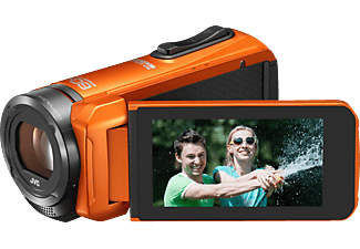 Videocámara deportiva - JVC GZ-R315DEU, Naranja, Full HD, sumergible 5 metros
