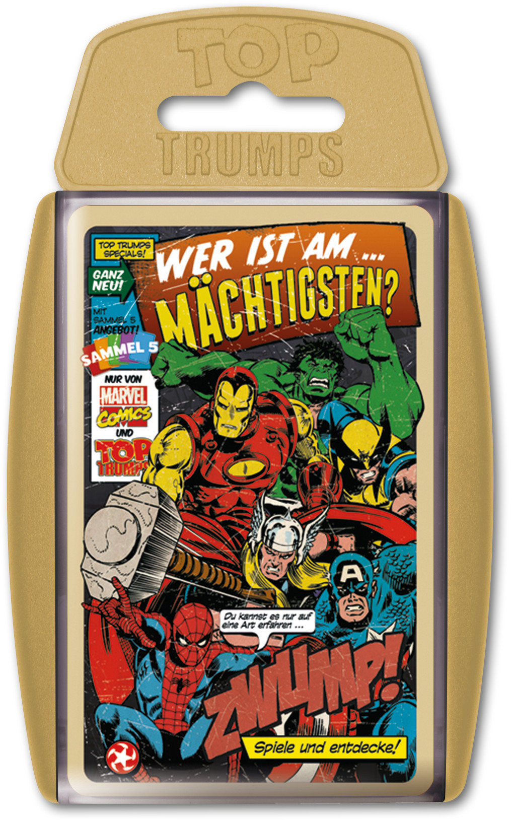 S.A.D. GMBH Top Trumps Quartett - Marvel Comics Kartenspiel