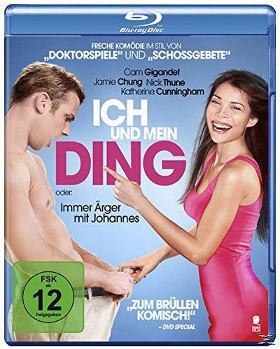 Filmcover mit Mann und Frau in rosa Kleid, mit dem Schriftzug 'Ich und mein Ding'.