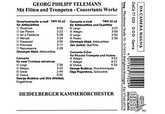 Heidelberger Kammerorchester - Mit Flöten & Trompeten-Concert  - (CD)