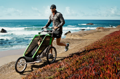 THULE Chariot Cheetah 2 Sportif İkiz Bebek Arabası Yeşil