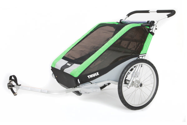 THULE Chariot Cheetah 2 Sportif İkiz Bebek Arabası Yeşil