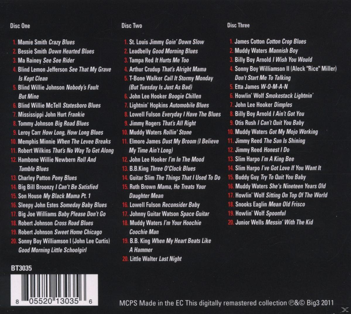 VARIOUS - The Blues: The Absolutely Essential 3CD Collection  - (CD)