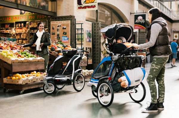 THULE Chariot Chinook 1 Lüks Sportif Bebek Arabası Mavi