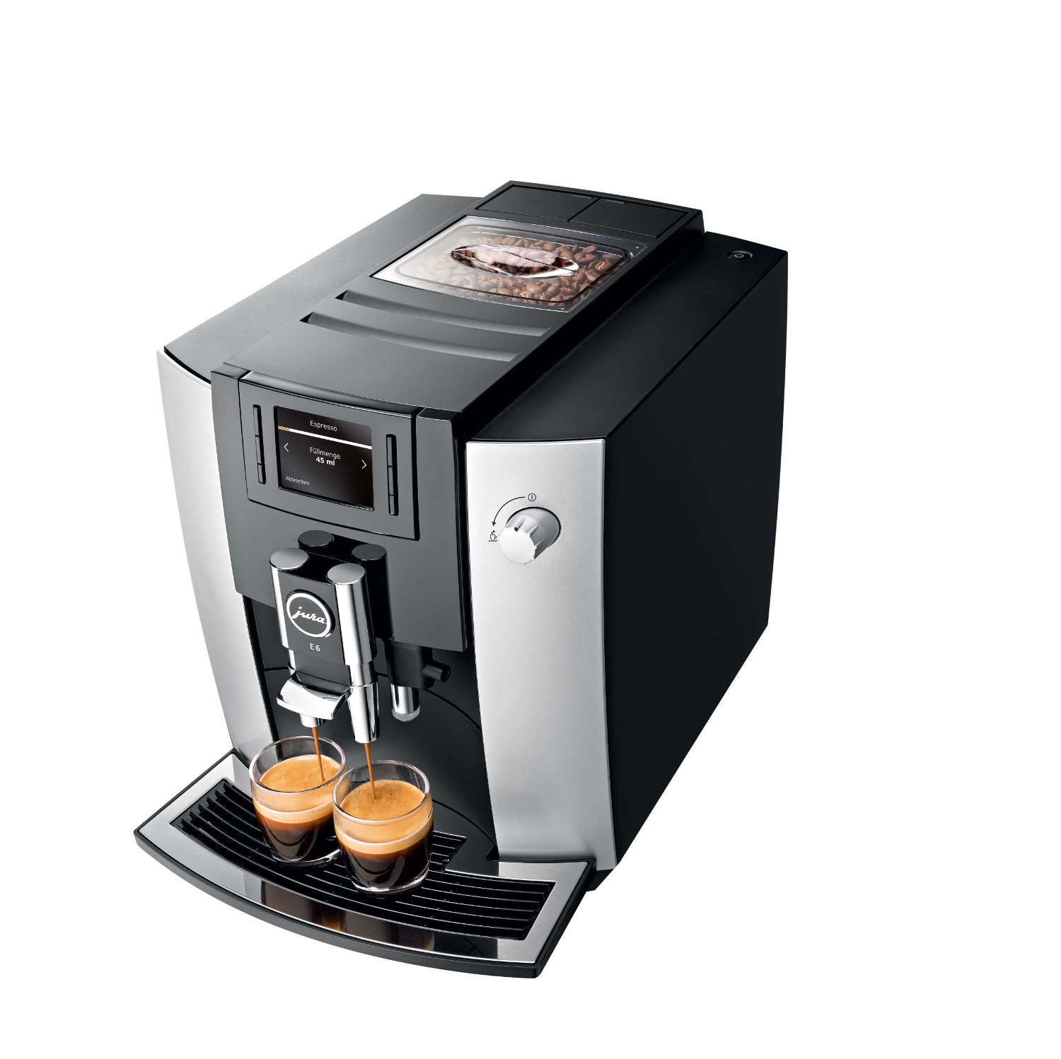 JURA E6 Kaffeevollautomat Platin