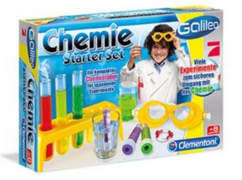 CLEMENTONI 69175.3 Galileo Chemie Starterset, Mehrfarbig