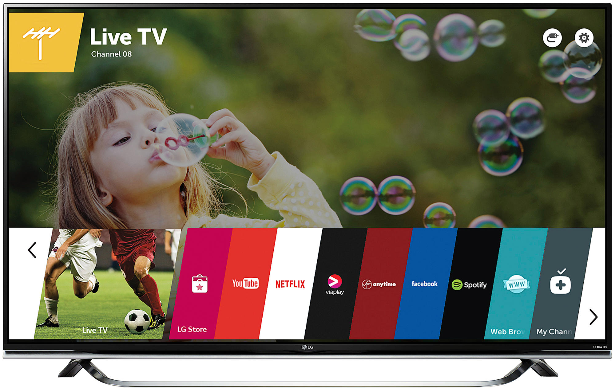 TV LED 55" - LG 55UF850V, 4K UHD,Smart TV WebOS 2.0,HEVC, IPS