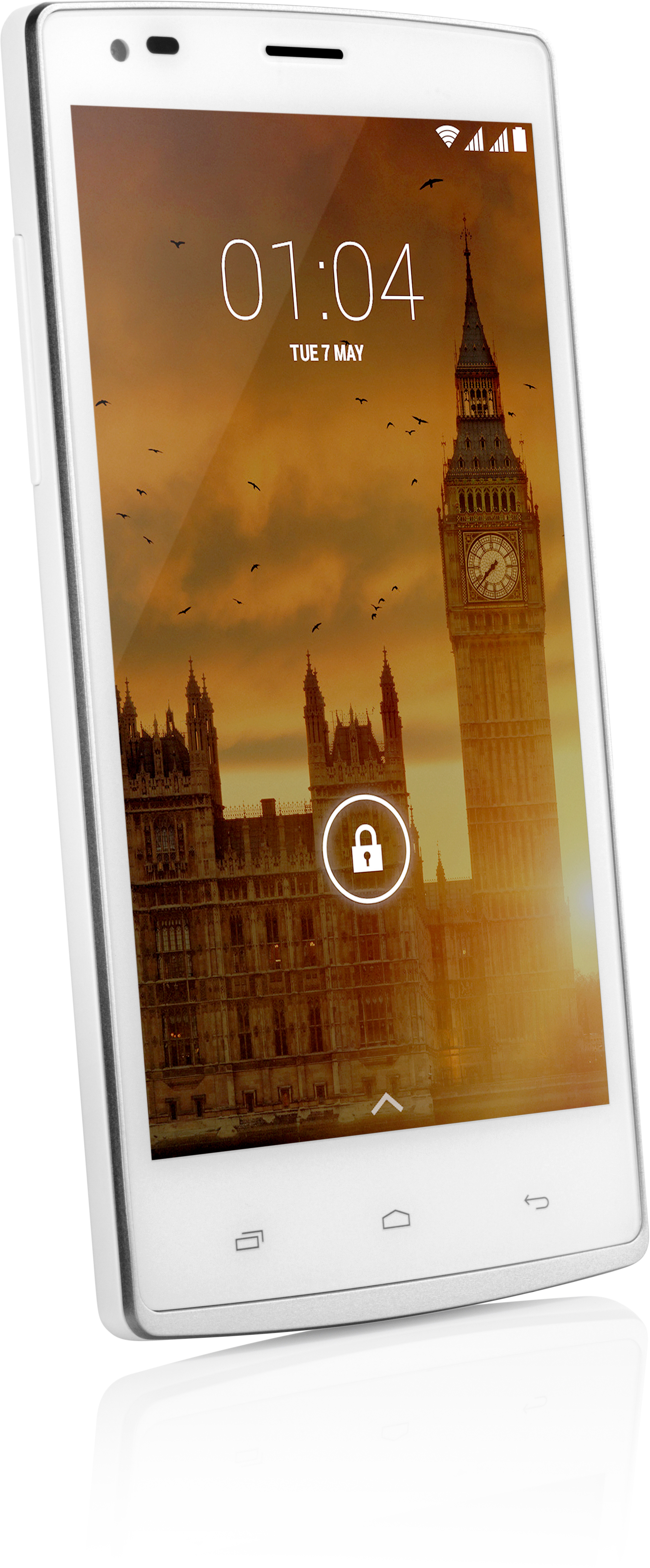 KAZAM Trooper 451 4 GB Weiß Dual SIM