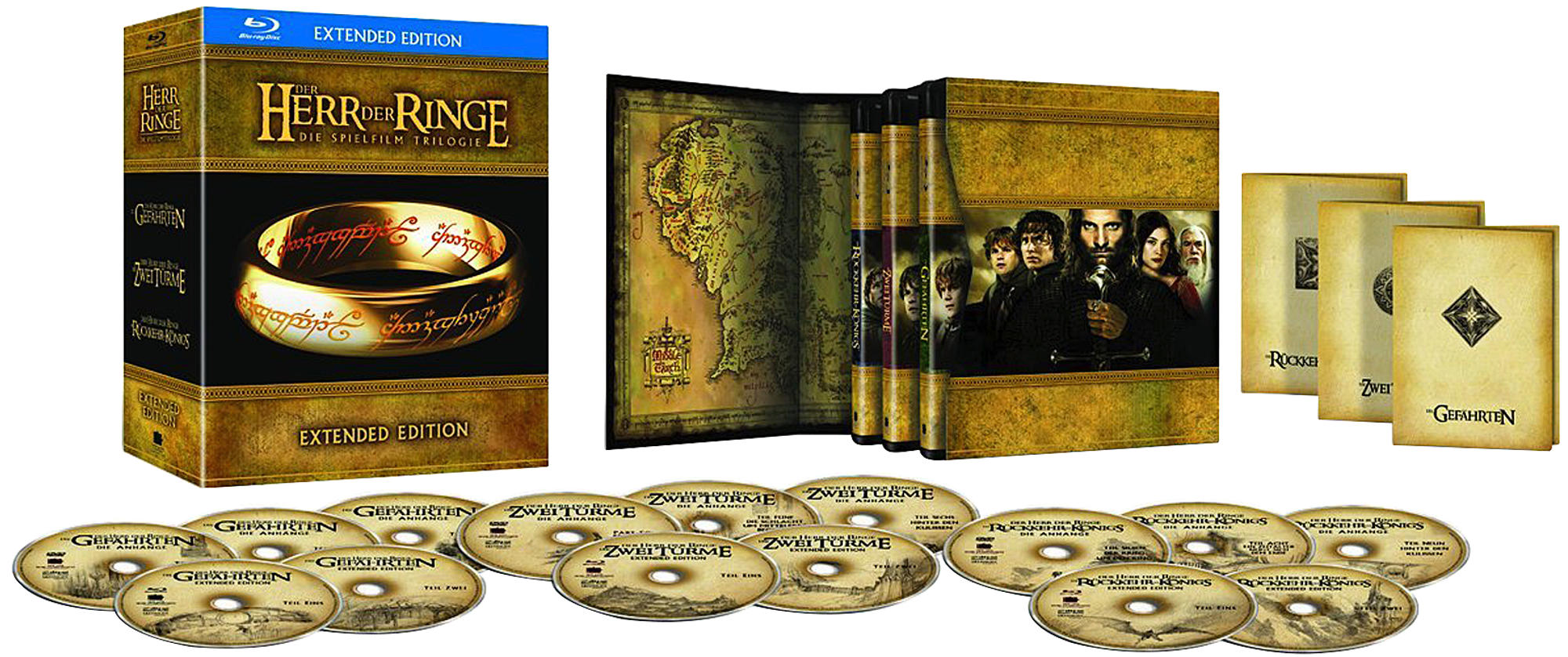 Der Herr der Ringe - Extended Edition Trilogie Blu-ray