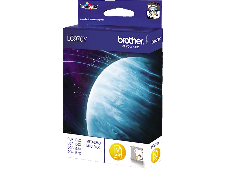 BROTHER Original Tintenpatrone Gelb (LC-970Y)