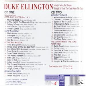 CD-borító, két lemezen dalok listájával, Duke Ellington munkája.