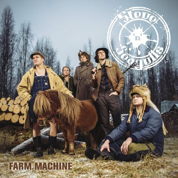 Albumcover: Fünf Männer mit einem Pony. Einige tragen Hüte und Mäntel, auf einem verschneiten Feld.
