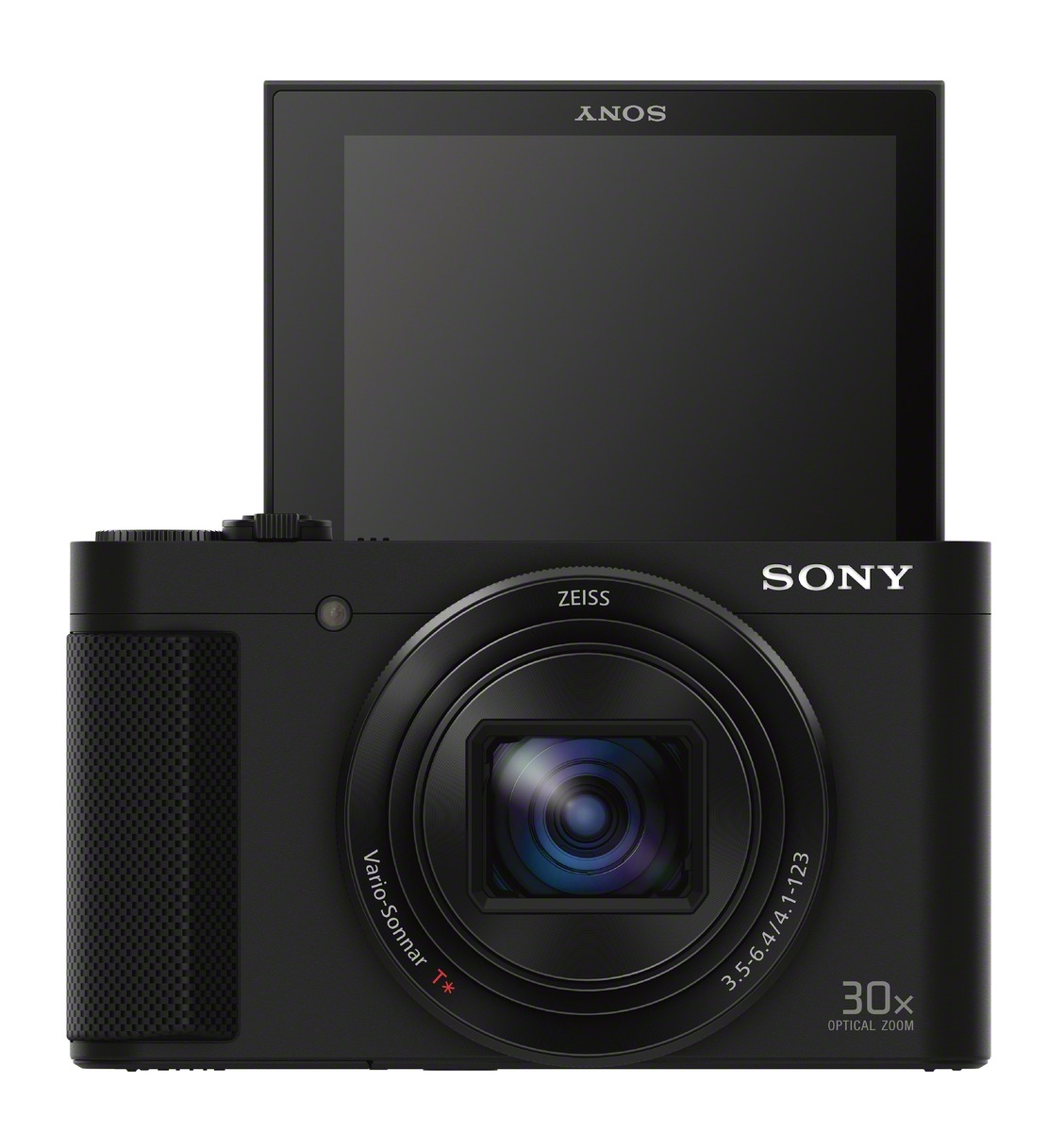 SONY Cyber-shot DSC-HX90 Zeiss NFC Digitalkamera Schwarz, 30x opt. Zoom, TFT-LCD, Xtra Fine, WLAN