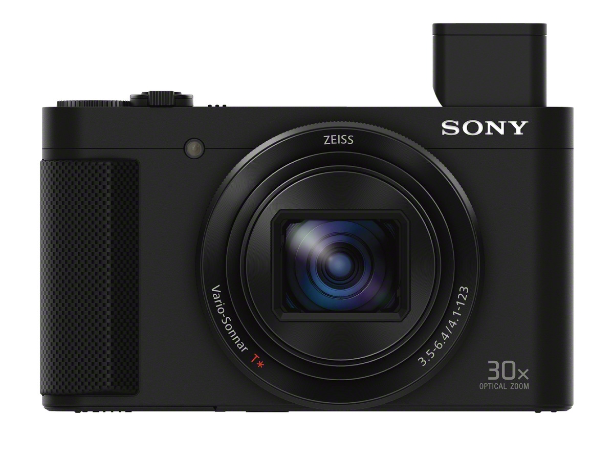 SONY Cyber-shot DSC-HX90 WLAN opt. Schwarz, Digitalkamera NFC 30x , Zoom, TFT-LCD, Fine, Zeiss Xtra