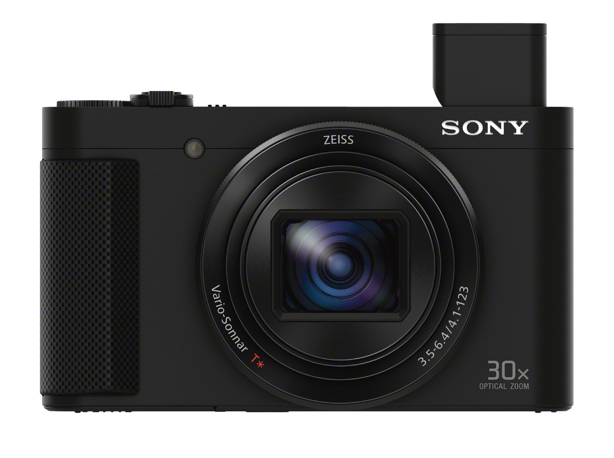 SONY Cyber-shot DSC-HX90 Zeiss NFC Digitalkamera Schwarz, 30x opt. Zoom, TFT-LCD, Xtra Fine, WLAN