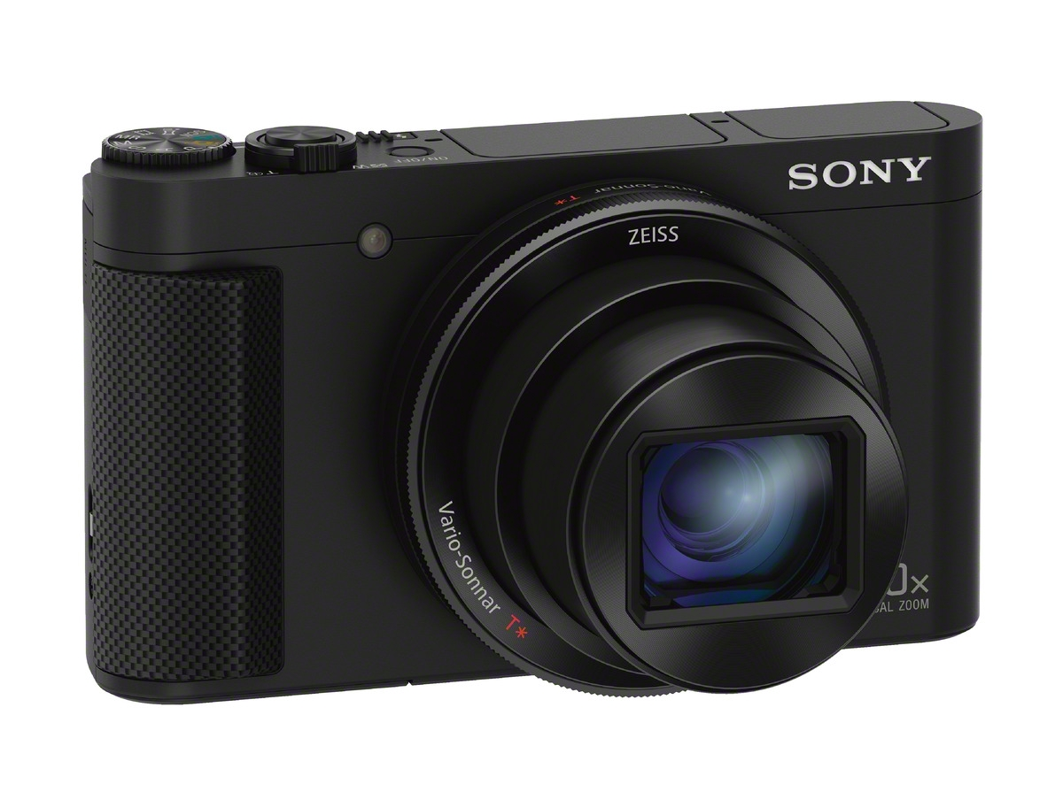 SONY Cyber-shot DSC-HX90 Zeiss NFC Digitalkamera Schwarz, 30x opt. Zoom, TFT-LCD, Xtra Fine, WLAN